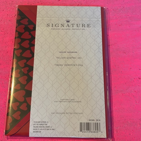 Hallmark Signature Valentine’s Day Card - Picture 2 of 2